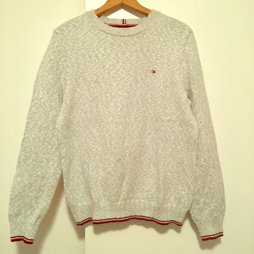 Cozy heather gray sweater